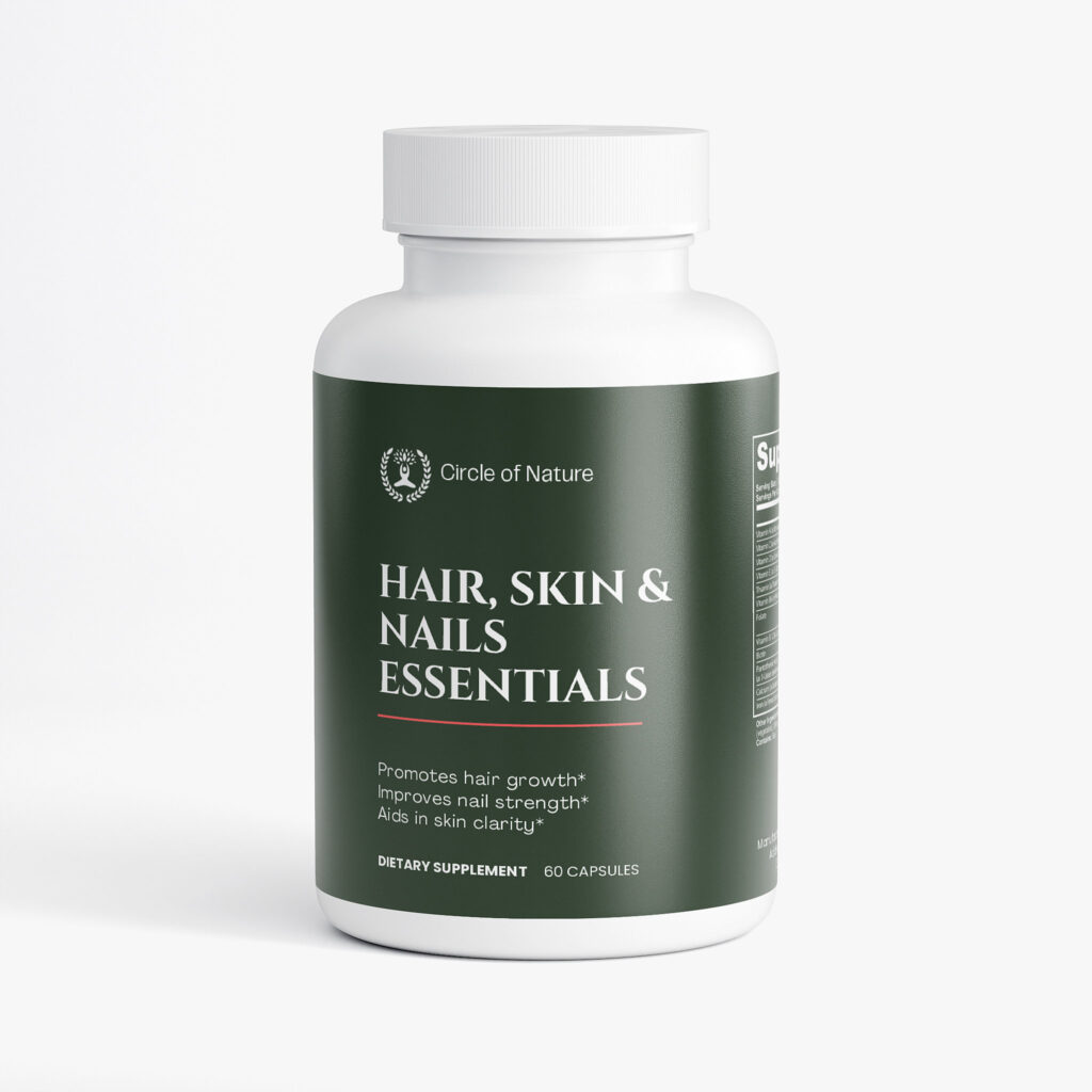 Hair Skin & Nails Essentials with Biotin, Folate & Multi-Vitamins